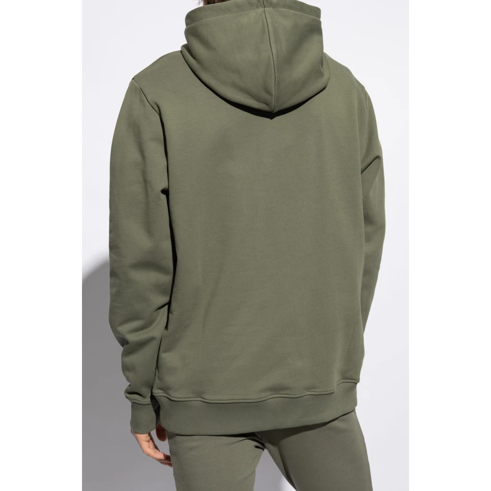 Balmain Sweatshirt met logo Green Heren