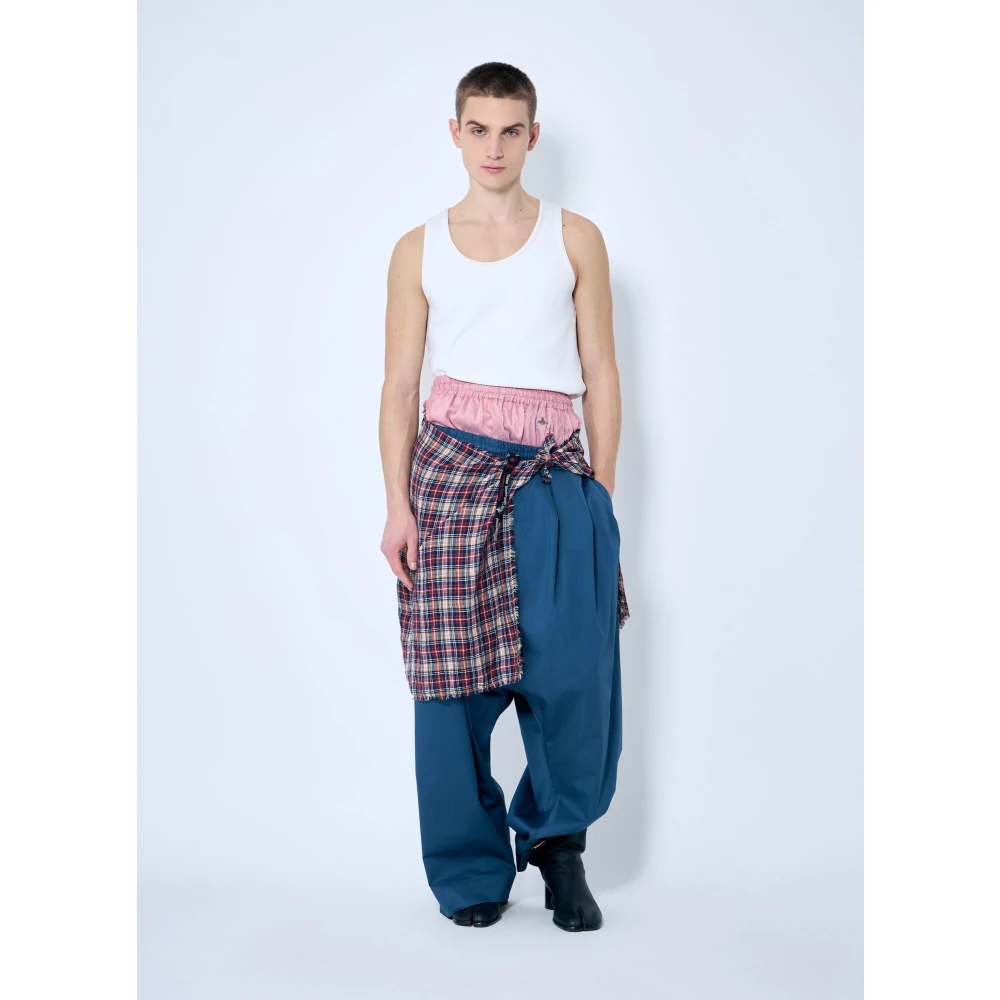 Vivienne Westwood Wrap Overlay Boksshort Brown Heren