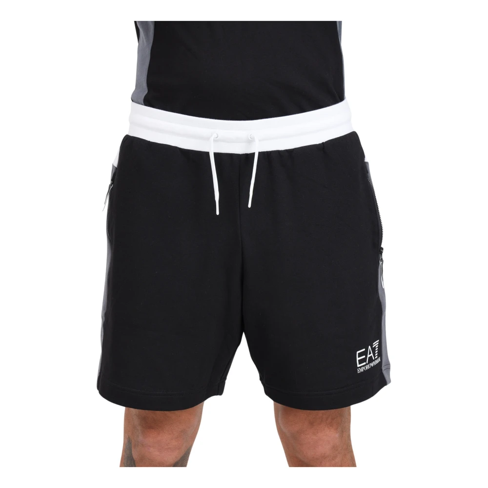 Emporio Armani Ea7 Mannelijk Zwart Short Shorts