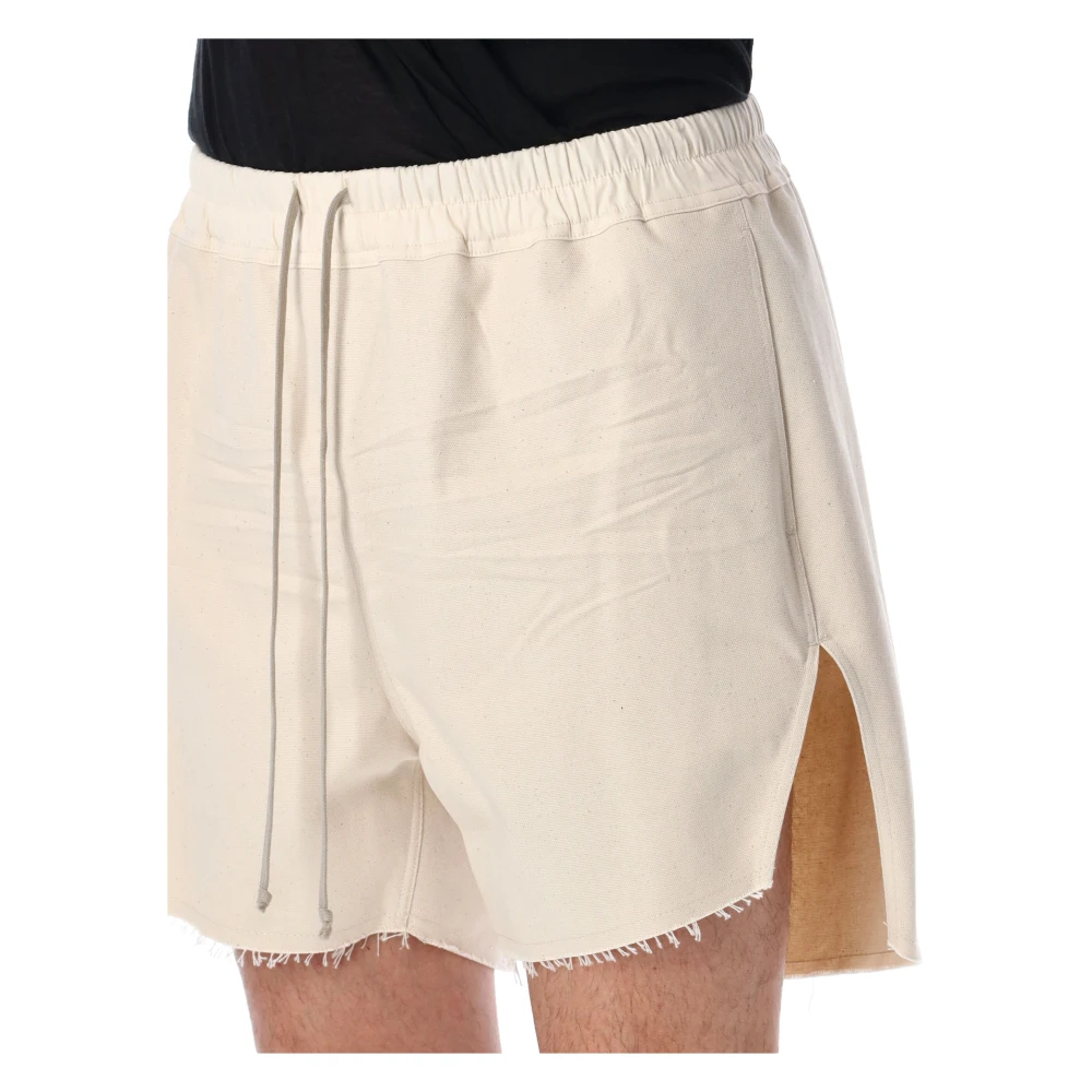 Rick Owens Natuurlijke katoenen canvas boxershort Beige Heren