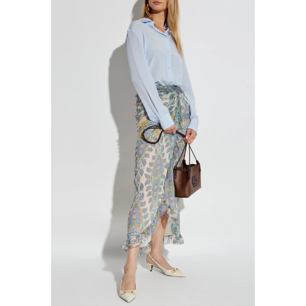 ETRO Zijden rok met decoratief patroon Multicolor Dames