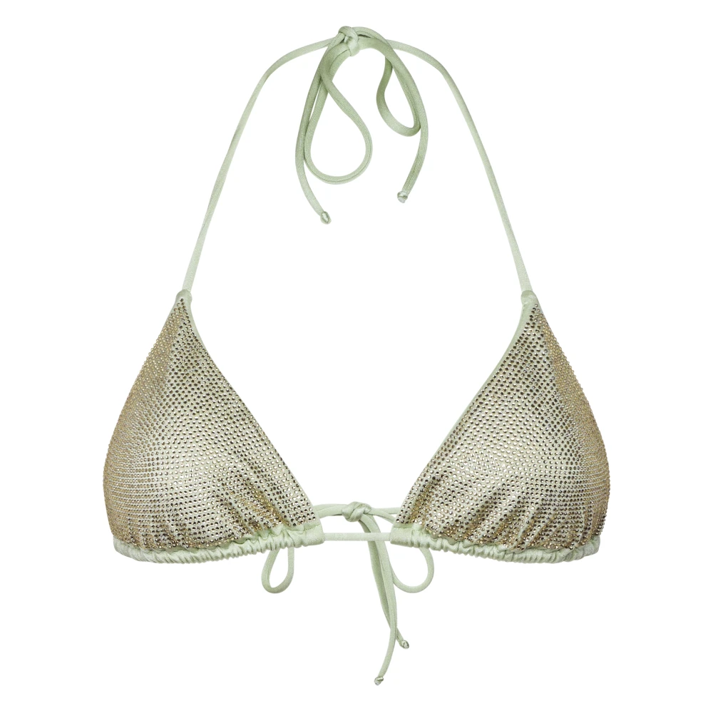 Mc2 Saint Barth Women's Green Maleah Triangle Bikini - Bikinis - L - Swimwear
