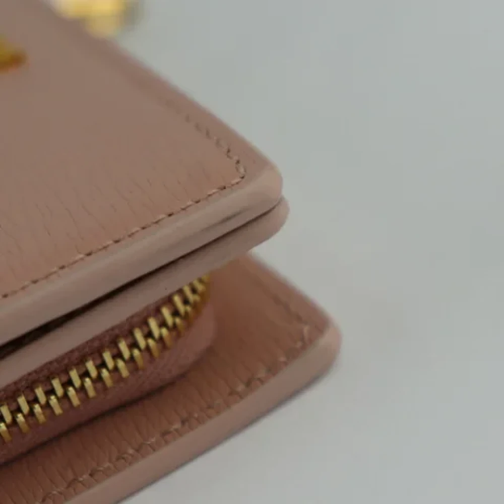 Gucci Vintage Pre-owned Leather wallets Pink Dames