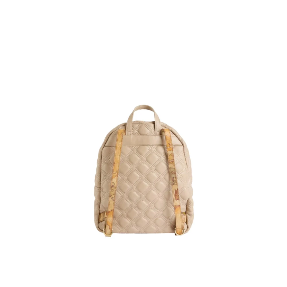 Alviero Martini 1a Classe Stijlvolle Rugzak voor Dagelijks Gebruik Beige Dames