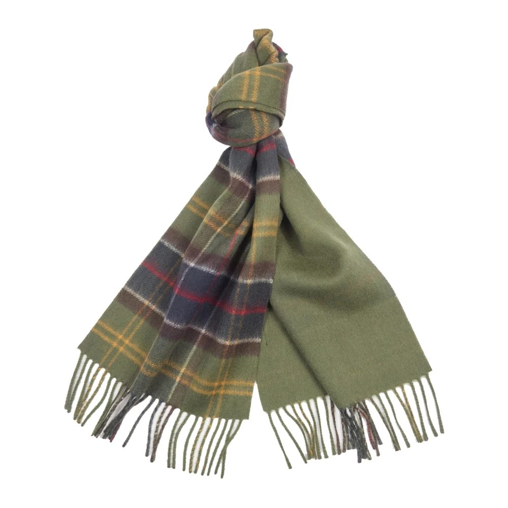 Barbour Mjuk Check Tartan Halsduk Green, Herr