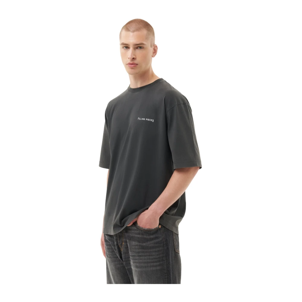 Filling Pieces T-Shirt Boxy Vintage Black Heren