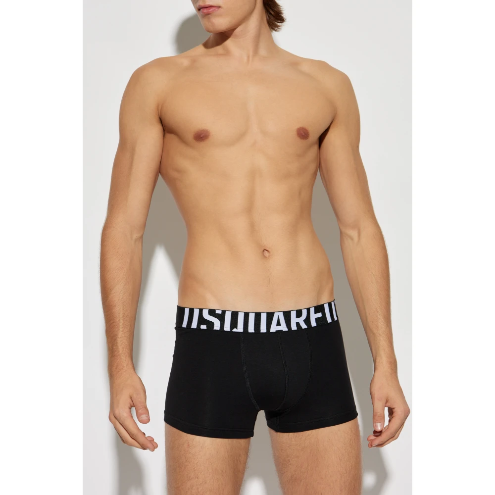 Dsquared2 Logo Boxers Black Heren
