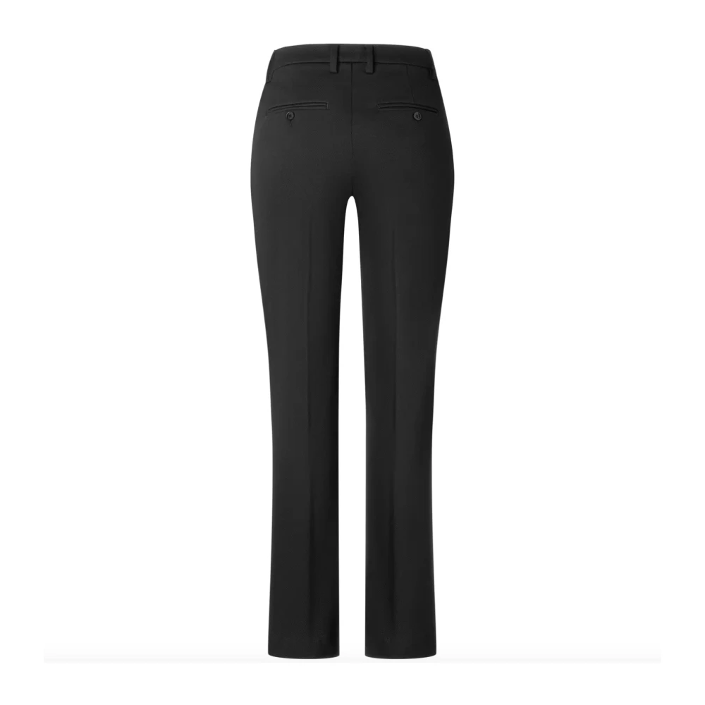 MAC Zwarte Bella Bootcut Broek Black Dames