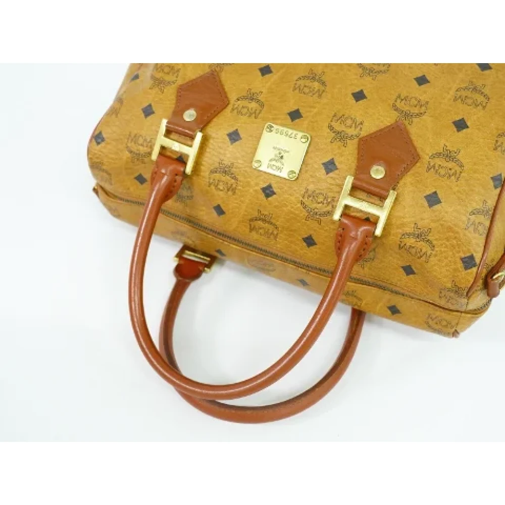 MCM Pre-owned Canvas handbags Brown Dames
