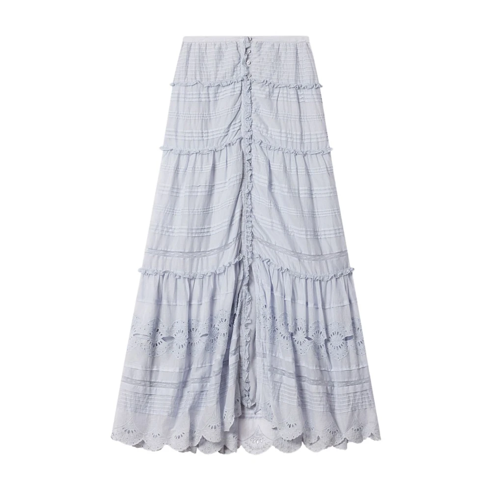 Marant Étoile Women's Blue Maxi Skirts, S, Paoline Skirt