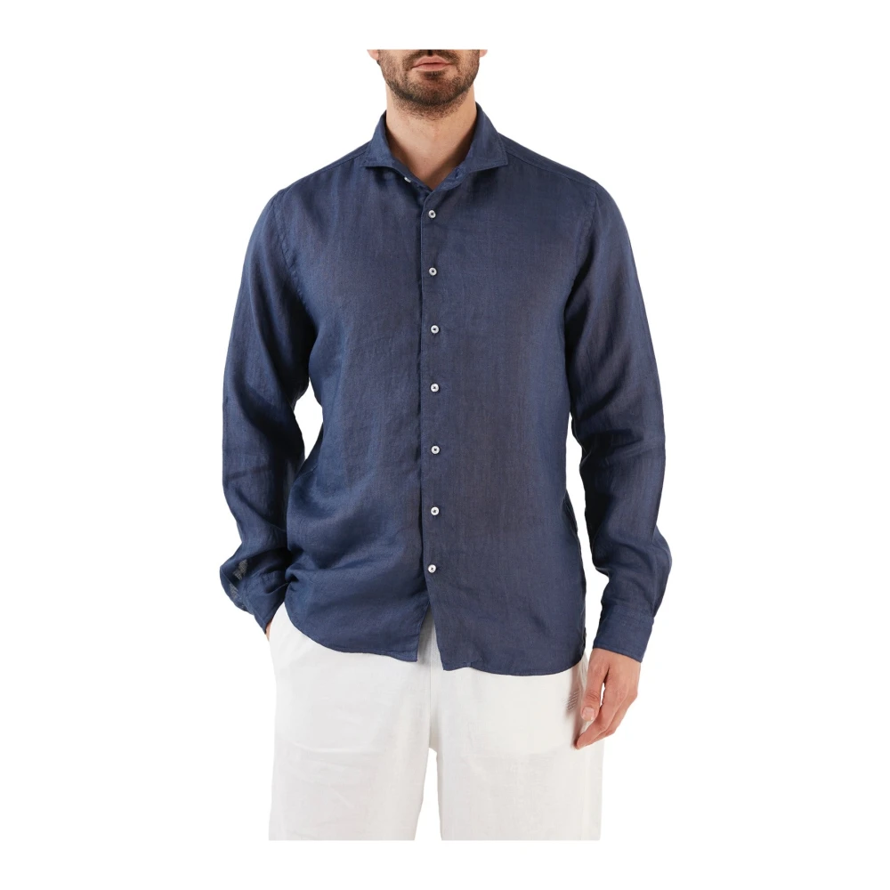 Gran Sasso Casual Shirts Blue Heren
