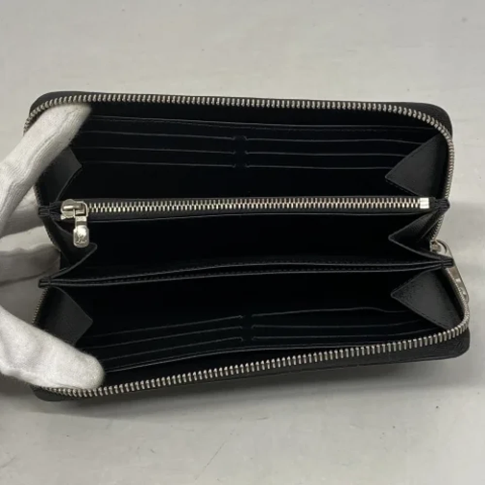 Louis Vuitton Vintage Pre-owned Fabric wallets Black Dames