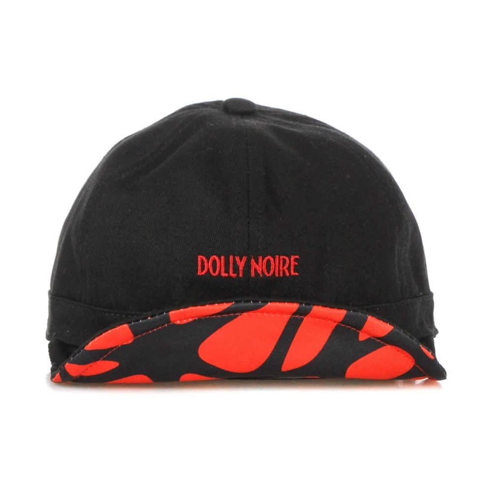 Dolly Noire Omkeerbare Camper Hoed Zwart Rood Black Heren