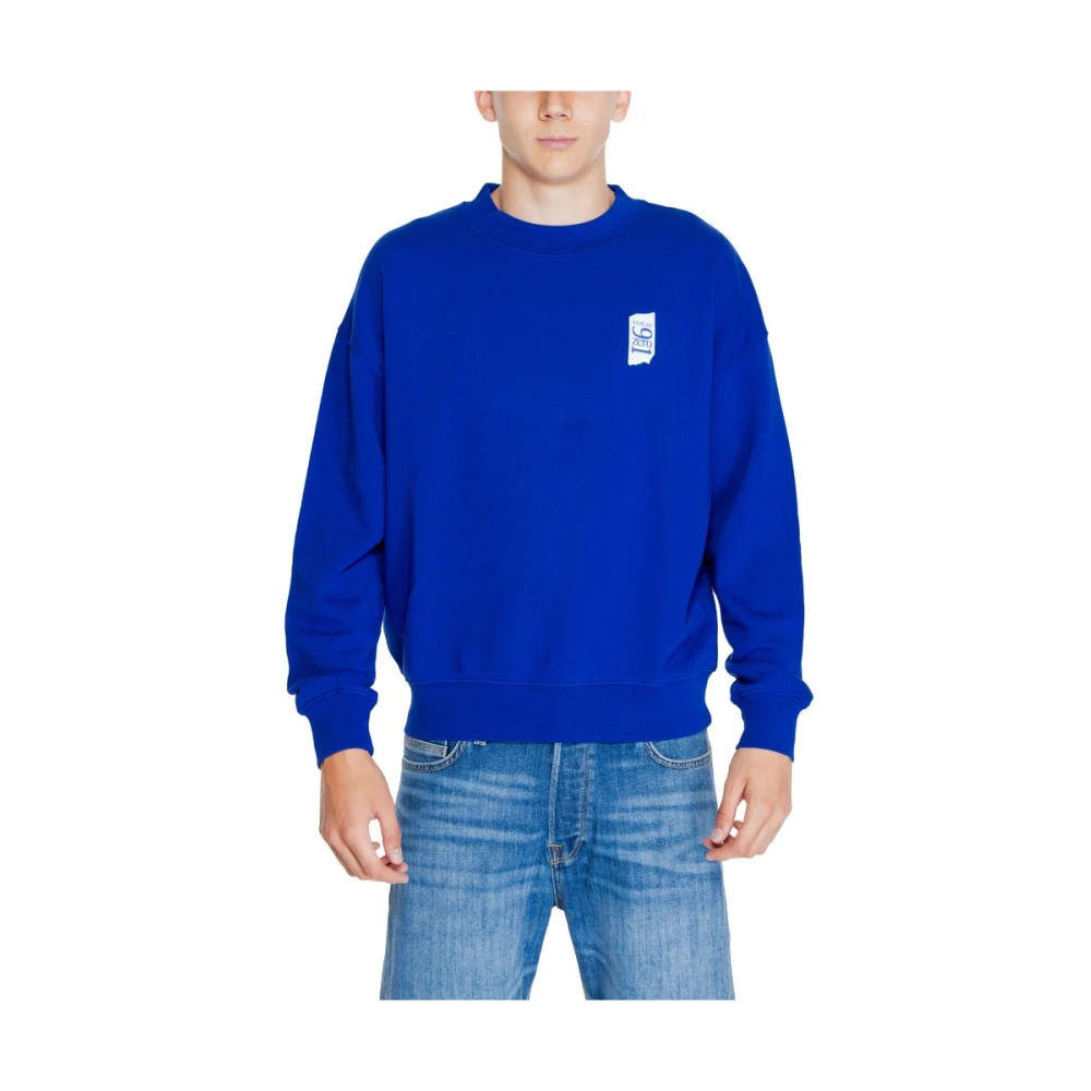 Replay Men's Blue Sweatshirts, Xs, Cotton Jumper