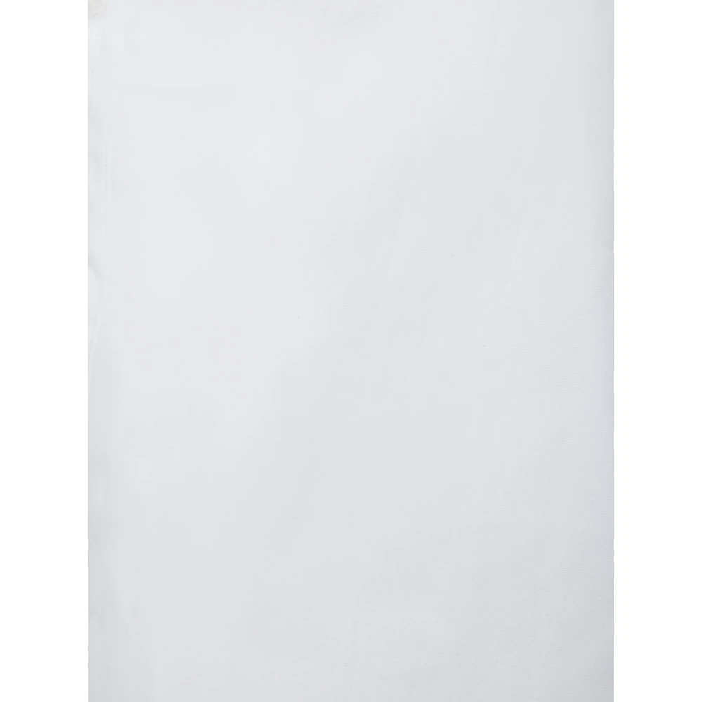 JW Anderson Witte Oversized Shirt met Asymmetrische Kraag White Dames