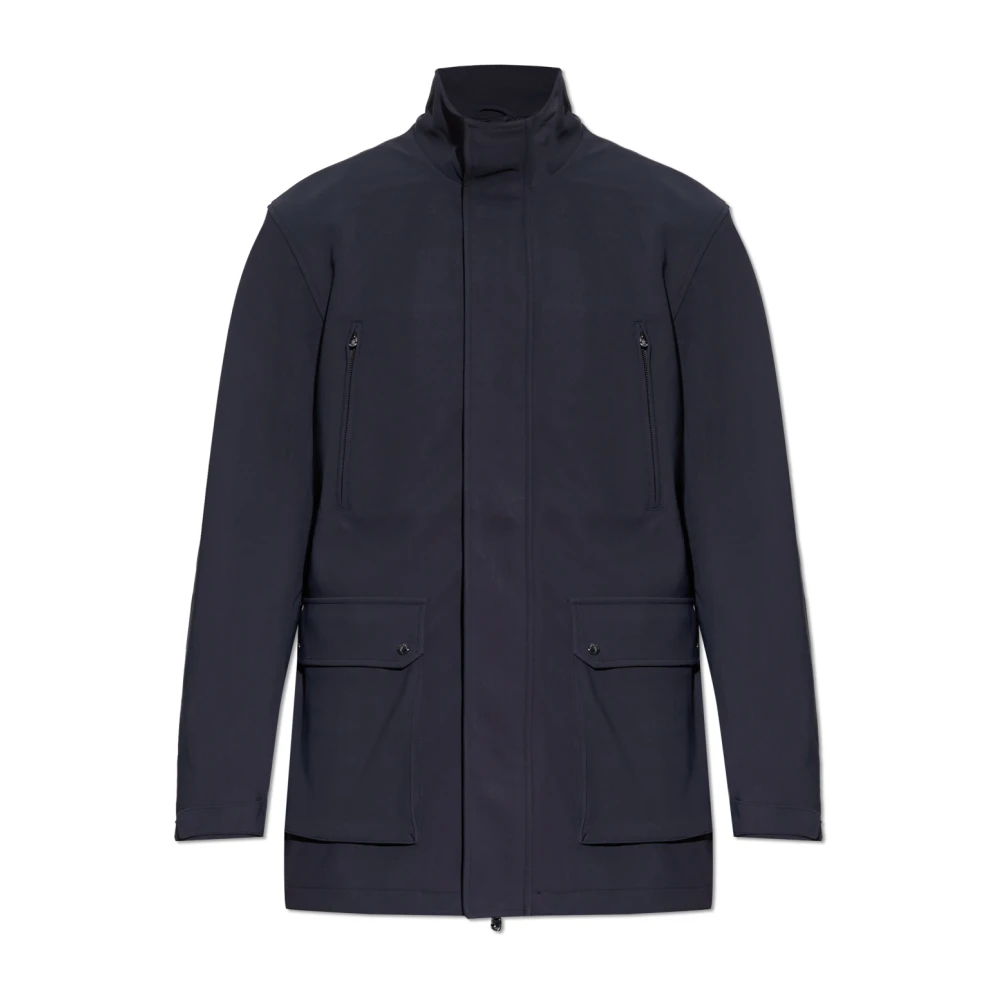 Emporio Armani Jas met opstaande kraag Blue Heren