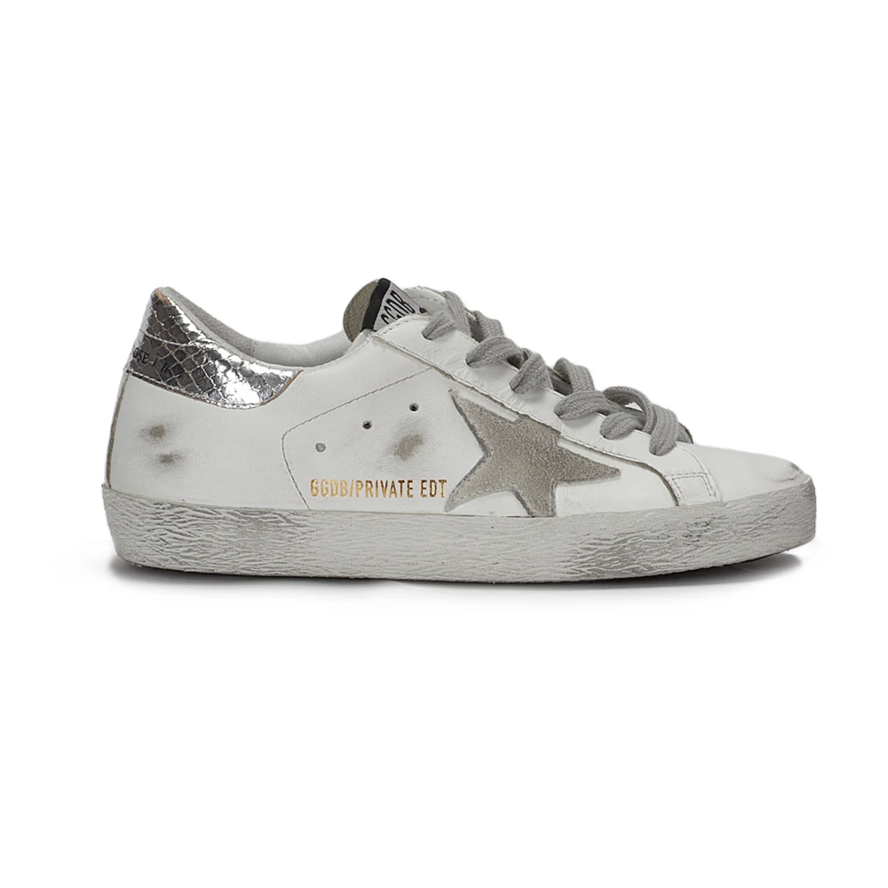 Golden Goose Suede Logo Low Lace-Up Trainers Multicolor, Dam