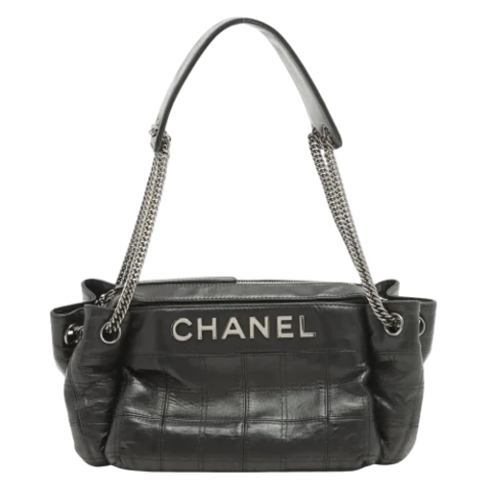 Pre-owned Svart skinn Chanel sjokoladebar