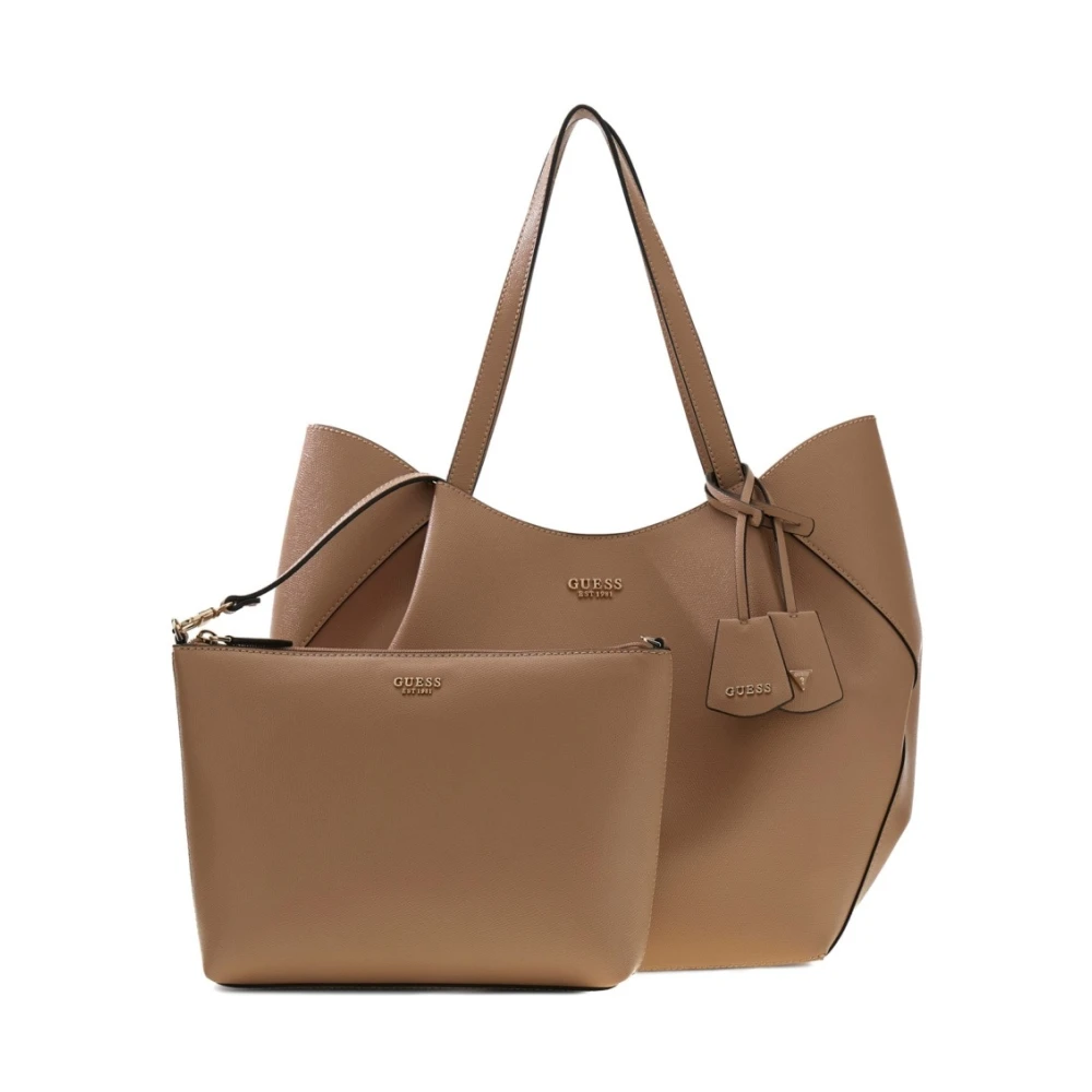 Guess Donna Beige Amorette 2 In 1 Tote Universal - Immagine 6