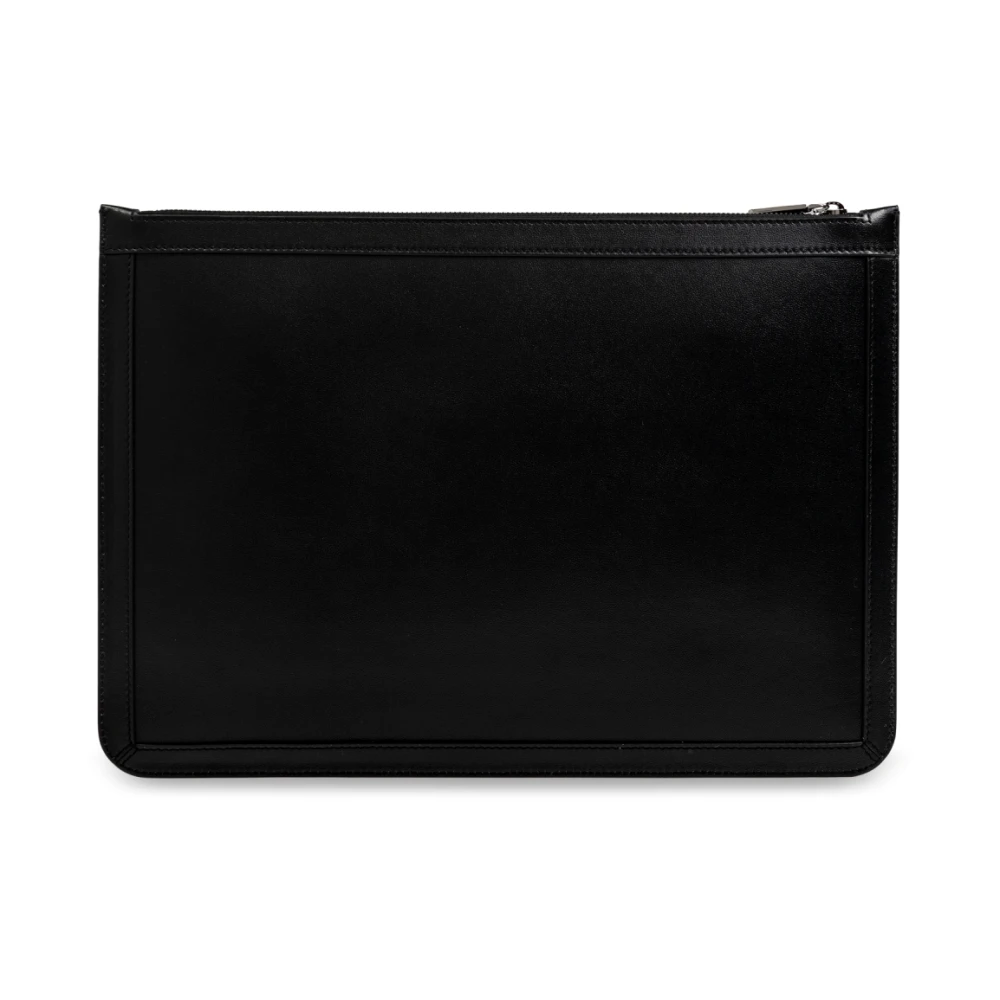 Dolce & Gabbana Leren Clutch Black Heren
