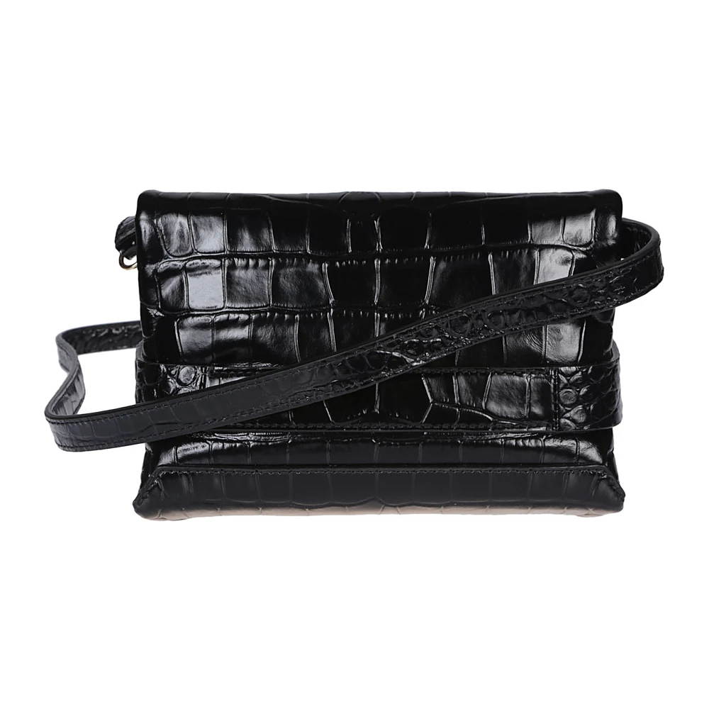 Victoria Beckham Mini Chain Pouch Tas Black Dames