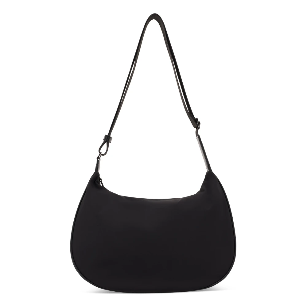 Boggi Milano Mannelijk Zwart Technische Stoffen Crossbodytas