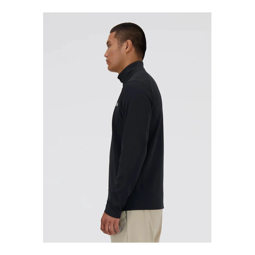 New Balance Tech Knit Full Zip Sweater Black Heren