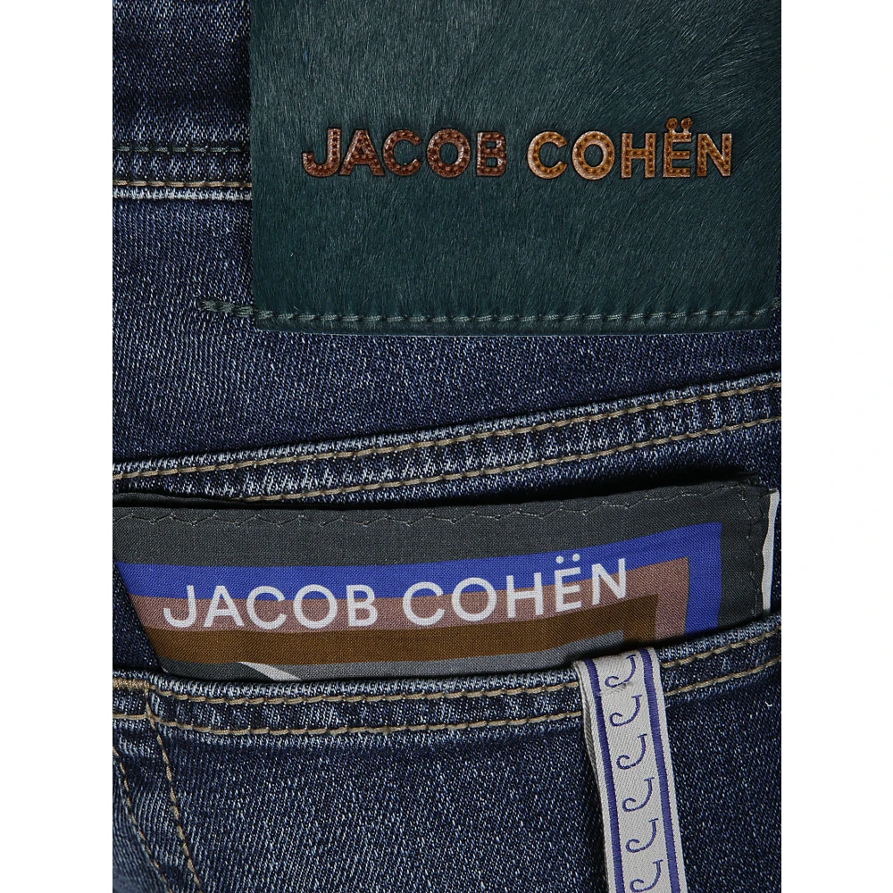 Jacob Cohën Slim Fit Jeans met Vijf Zakken Blue Heren