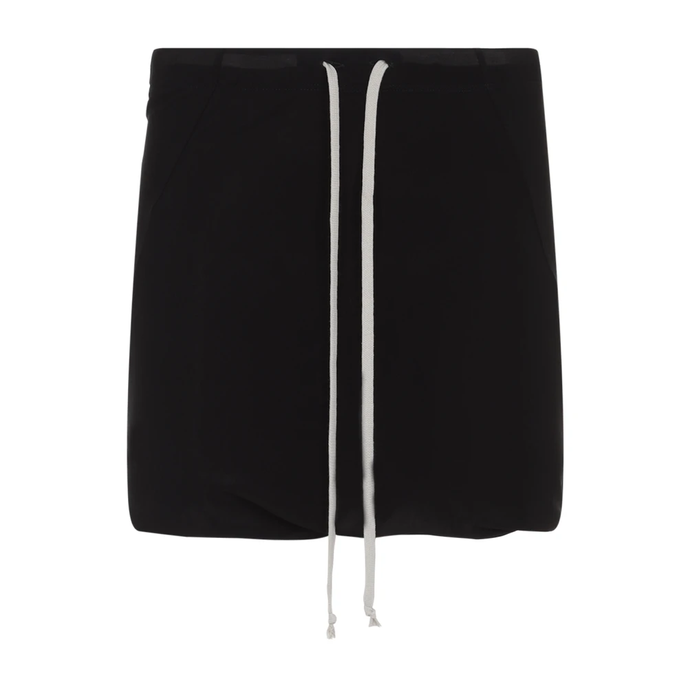 Rick Owens Zwarte bermuda's voor vrouwen Black Dames