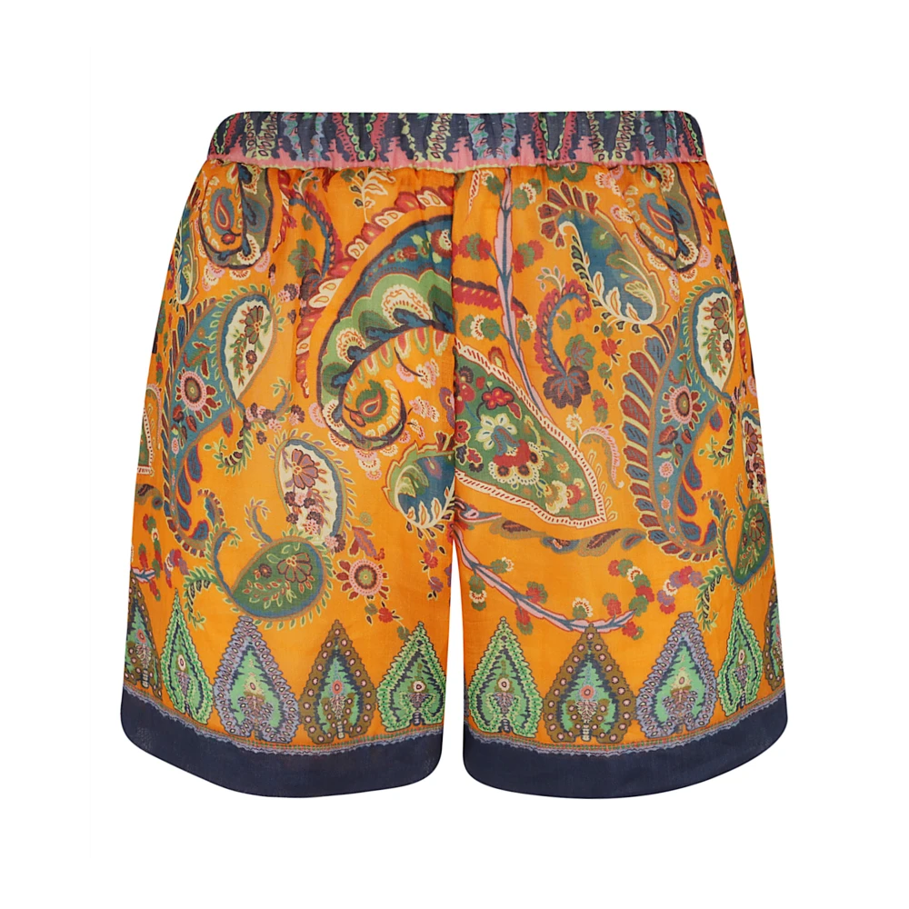 Etro Multicolor Beach Shorts - Female - Casual Shorts - Xs - Shorts