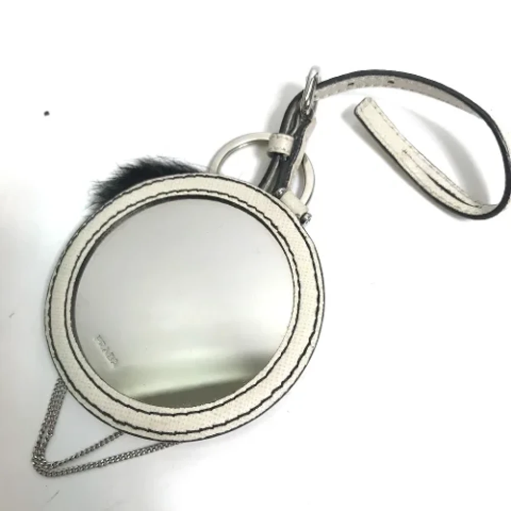 Prada Vintage Pre-owned Leather key-holders White Dames