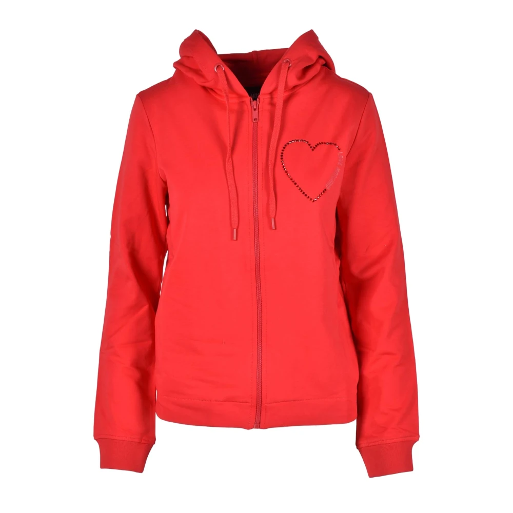 Love Moschino Katoen Elastaan Trui Red Dames