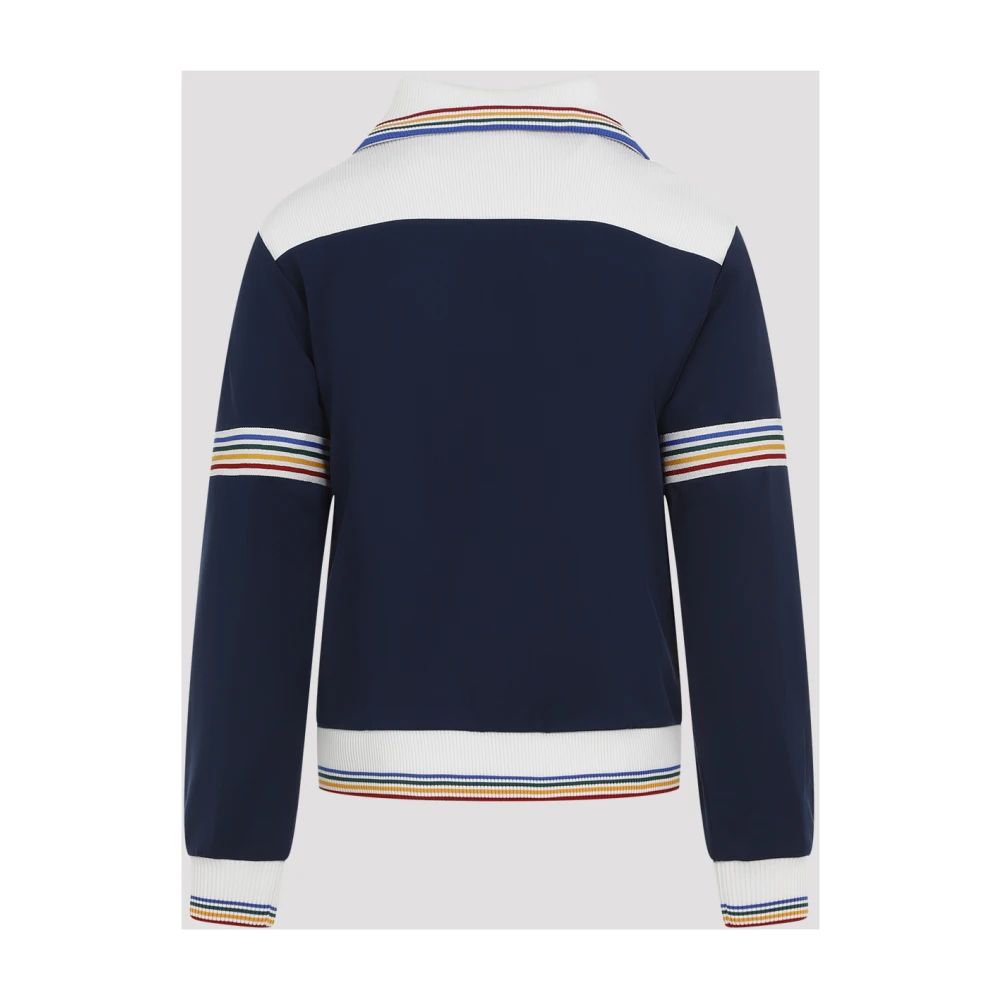 Casablanca Blauwe Jas voor Mannen Aw24 Multicolor Heren