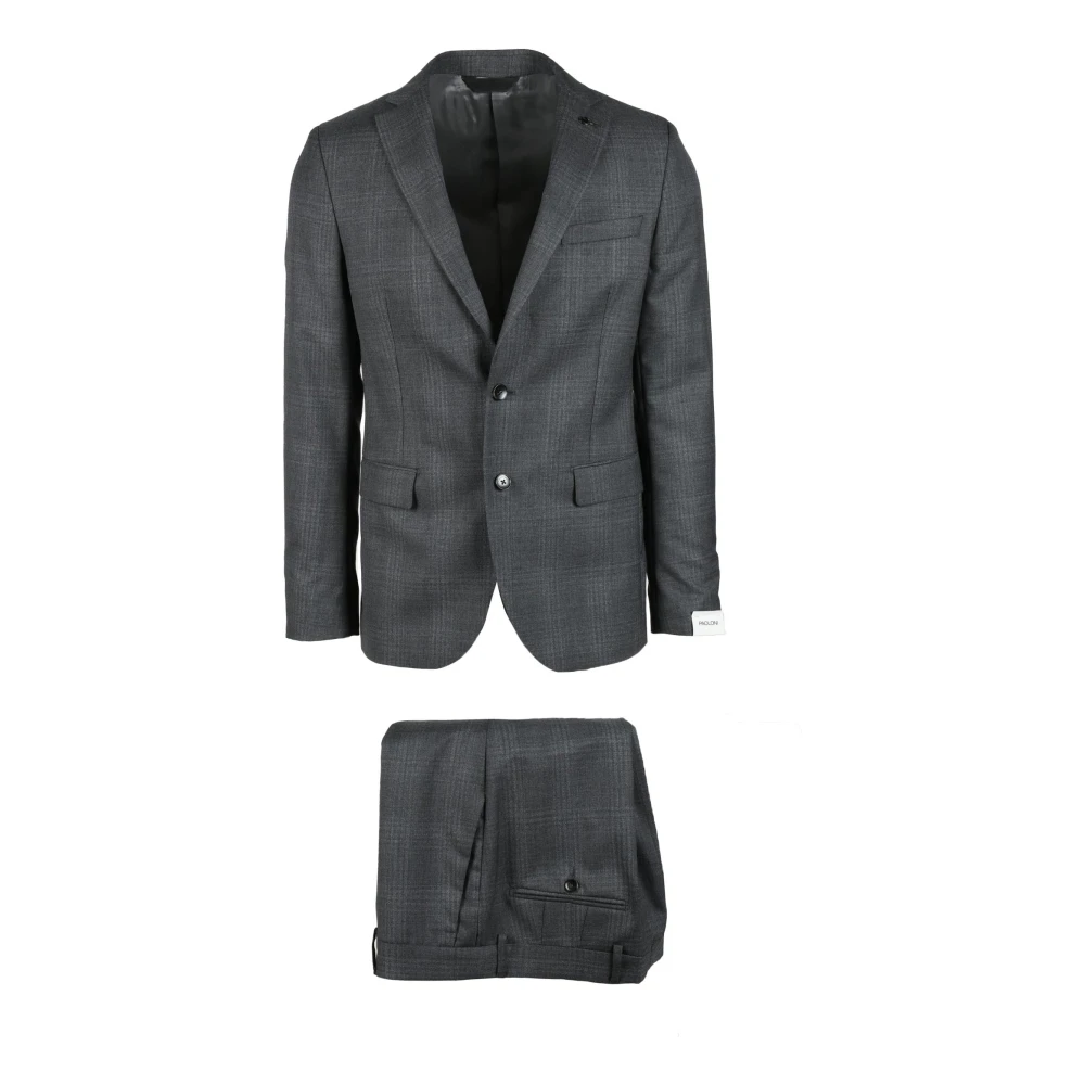 Paoloni Wollen herenpak Gray Heren