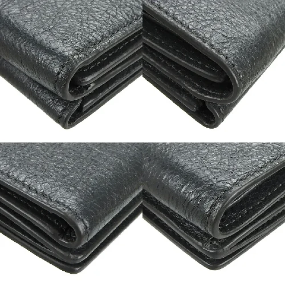 Balenciaga Vintage Pre-owned Leather wallets Gray Dames
