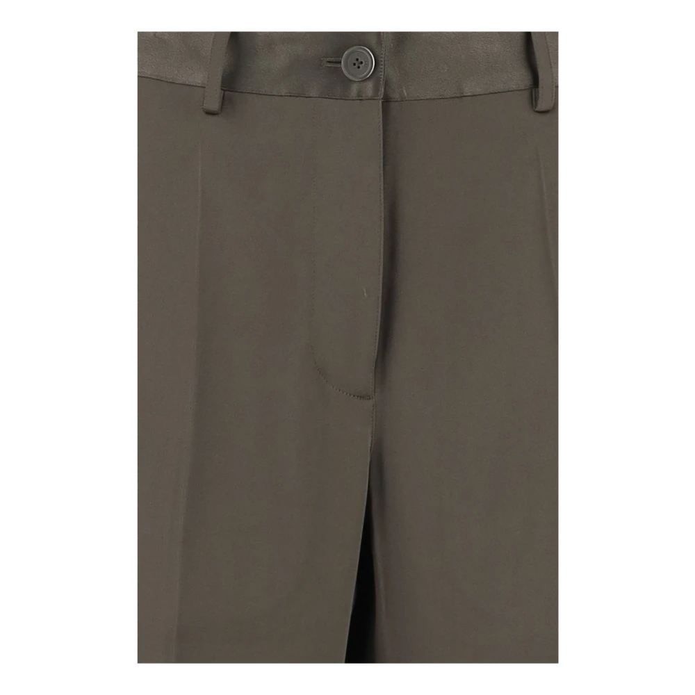 Helmut Lang Groene Triacetaatmix Flightbroek Green Dames