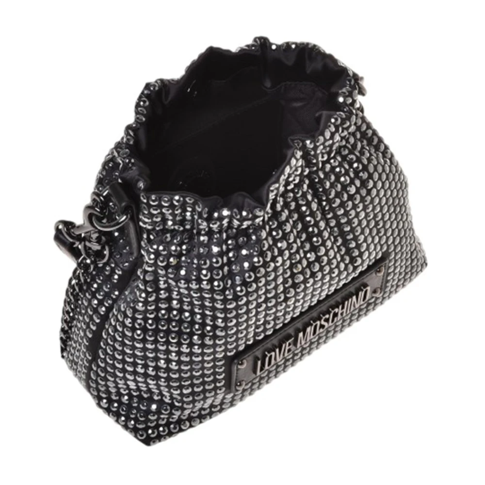 Moschino Zwarte Synthetische Dames Schoudertas Black Dames