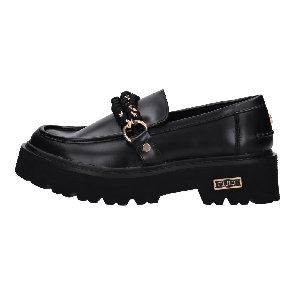 Cult Vrouw Zwart Schoenen Dames, 37 Eu, Leer, Slash 4353 Low Loafer