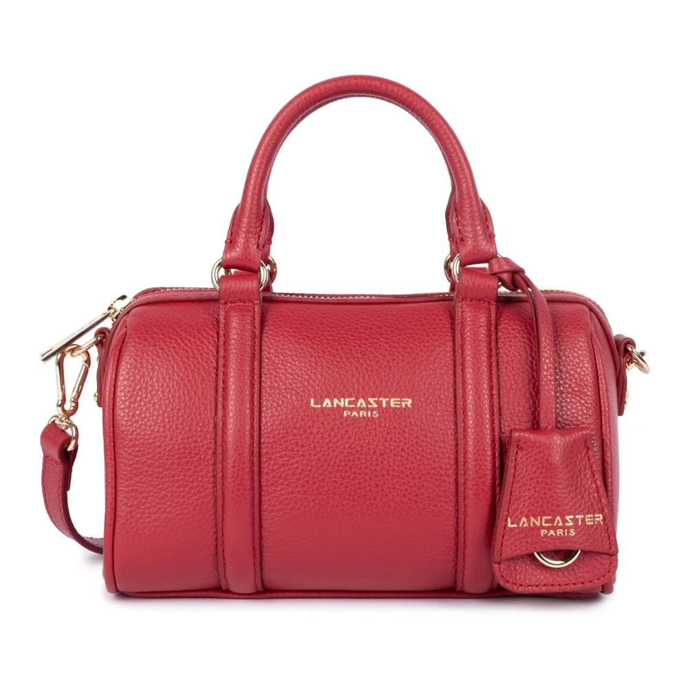 Lancaster Vrouw Rood Rode Leren Compacte Reistas
