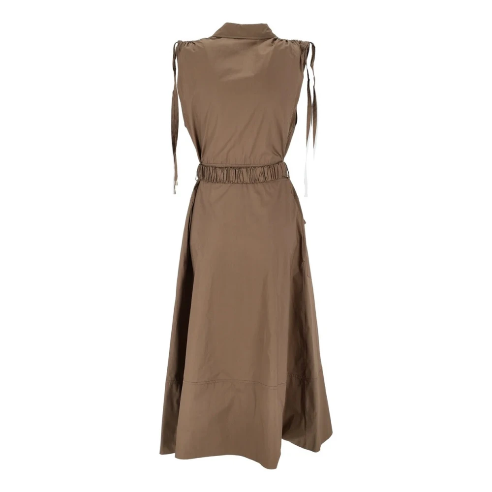 Kaos Lange Overhemdjurk Brown Dames
