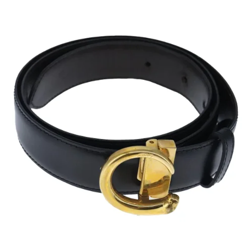 Cartier Vintage Pre-owned Leather belts Black Dames