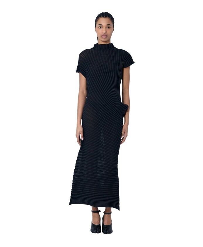 ripple-gebreide-maxi-jurk