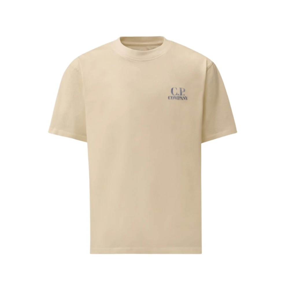 C.p. Company Men's Beige T-Shirts, M, T-Shirts