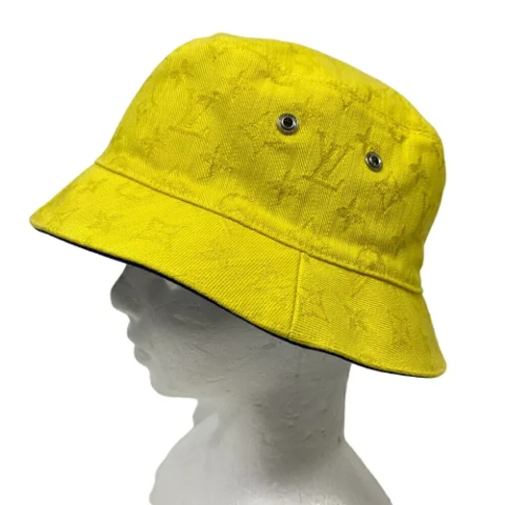 Louis Vuitton Vintage Pre-owned Fabric hats Blue Dames