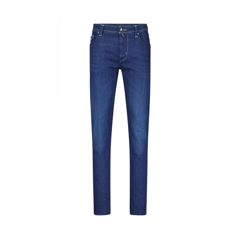 Tramarossa Slim-Fit Rits Jeans 5-Pocket Stijl Blue Heren