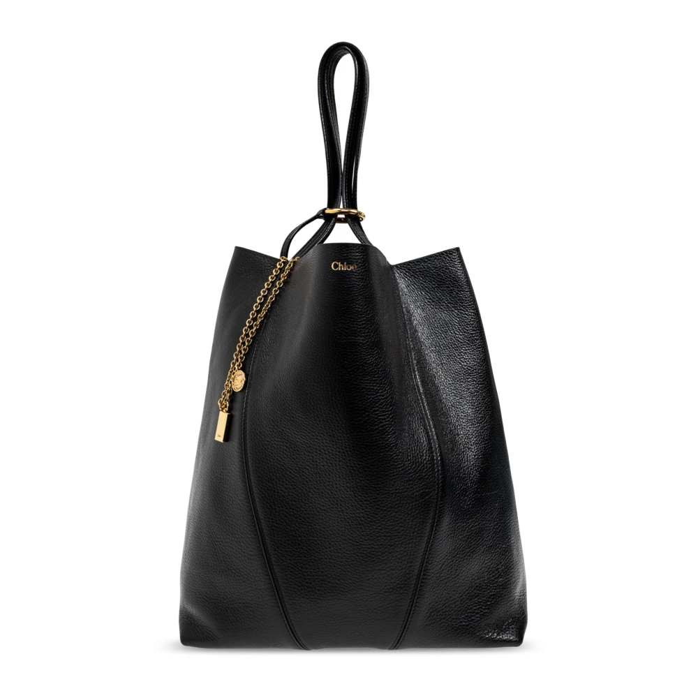 Chloé Spin Medium tas type shopper Black Dames