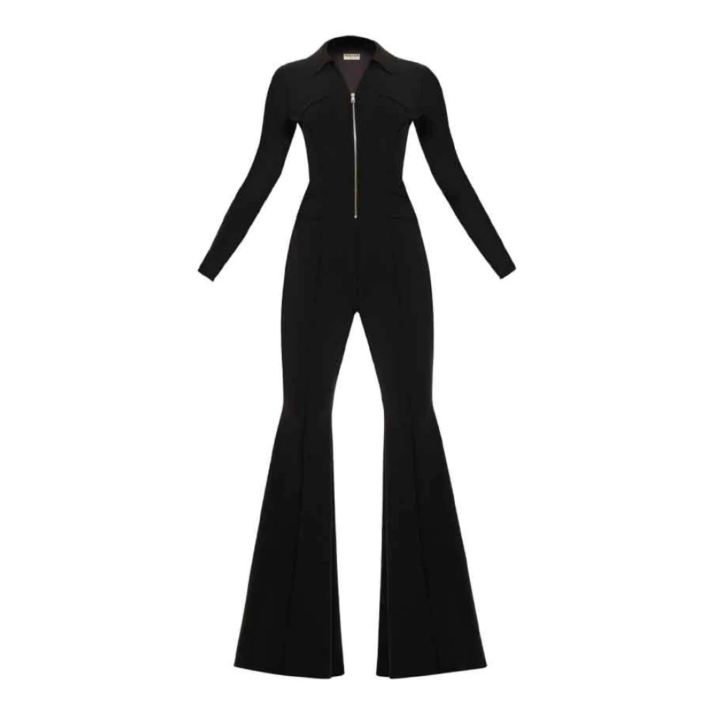 Chiara Boni Zwarte Jumpsuit Black Dames