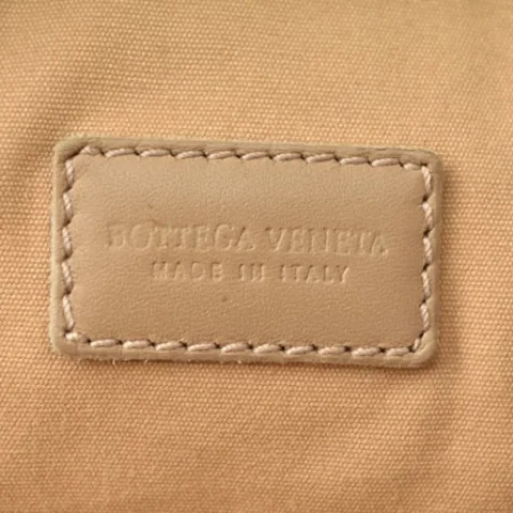 Bottega Veneta Vintage Pre-owned Leather shoulder-bags Beige Heren