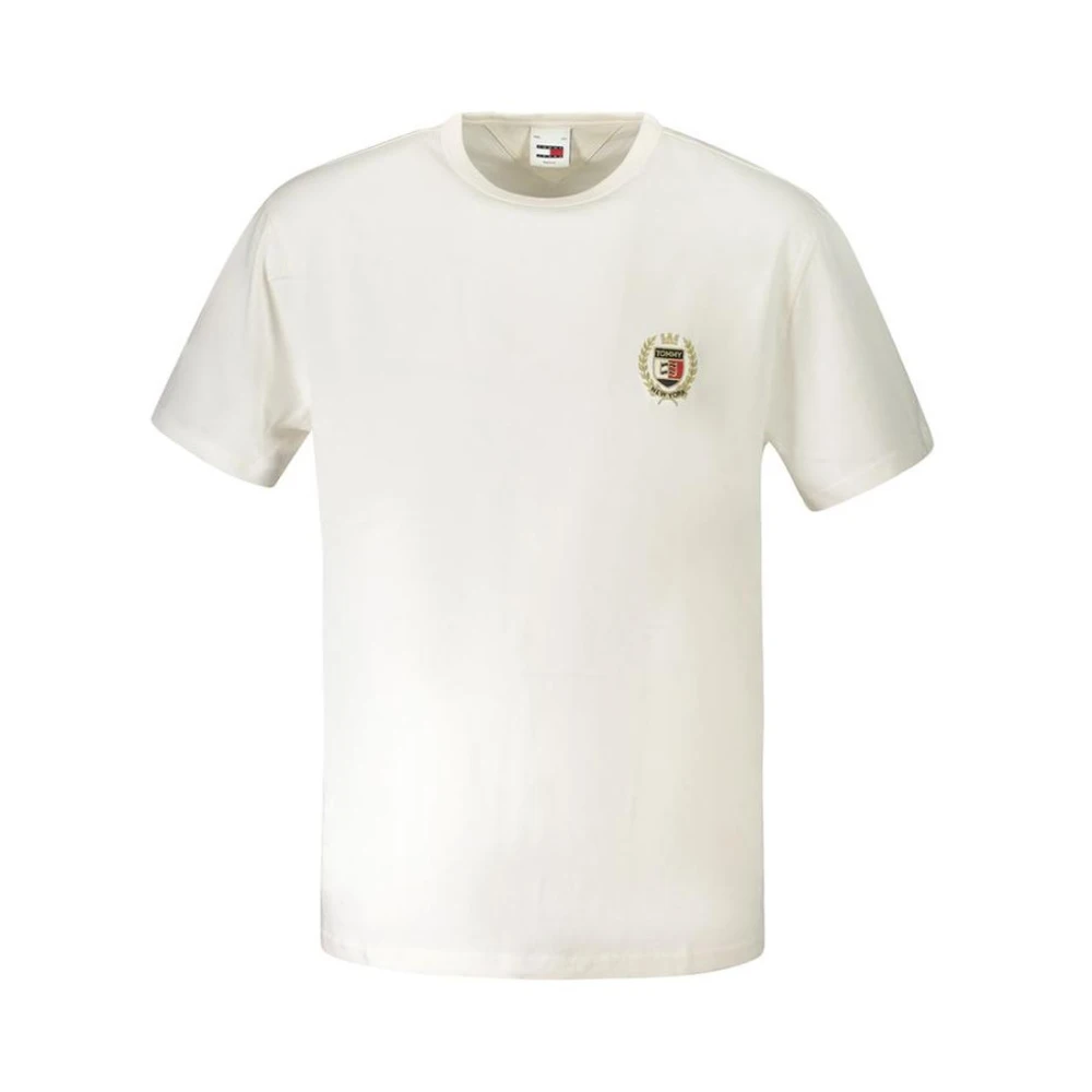 Tommy Hilfiger Witte Katoenen Crew Neck T-shirt White Heren