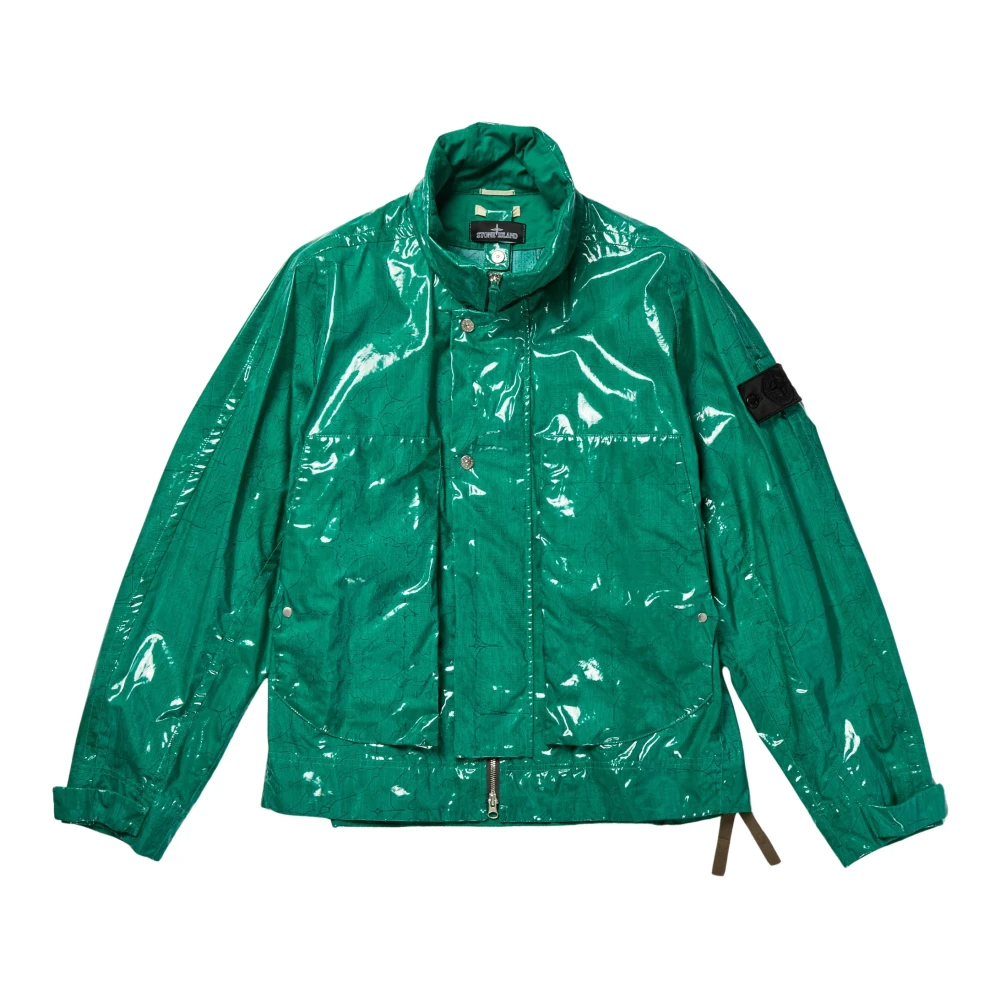 Stone Island Innovatieve omkeerbare jas met gewatteerd gilet Green Heren